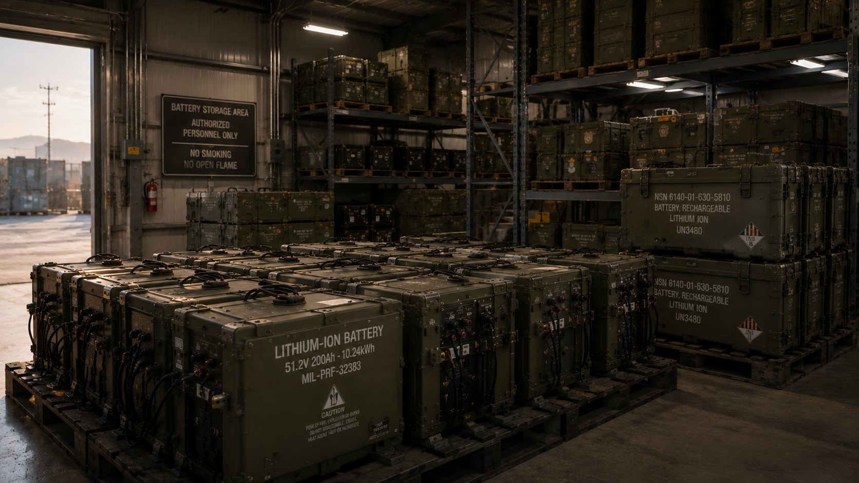 Field power batteries and generators