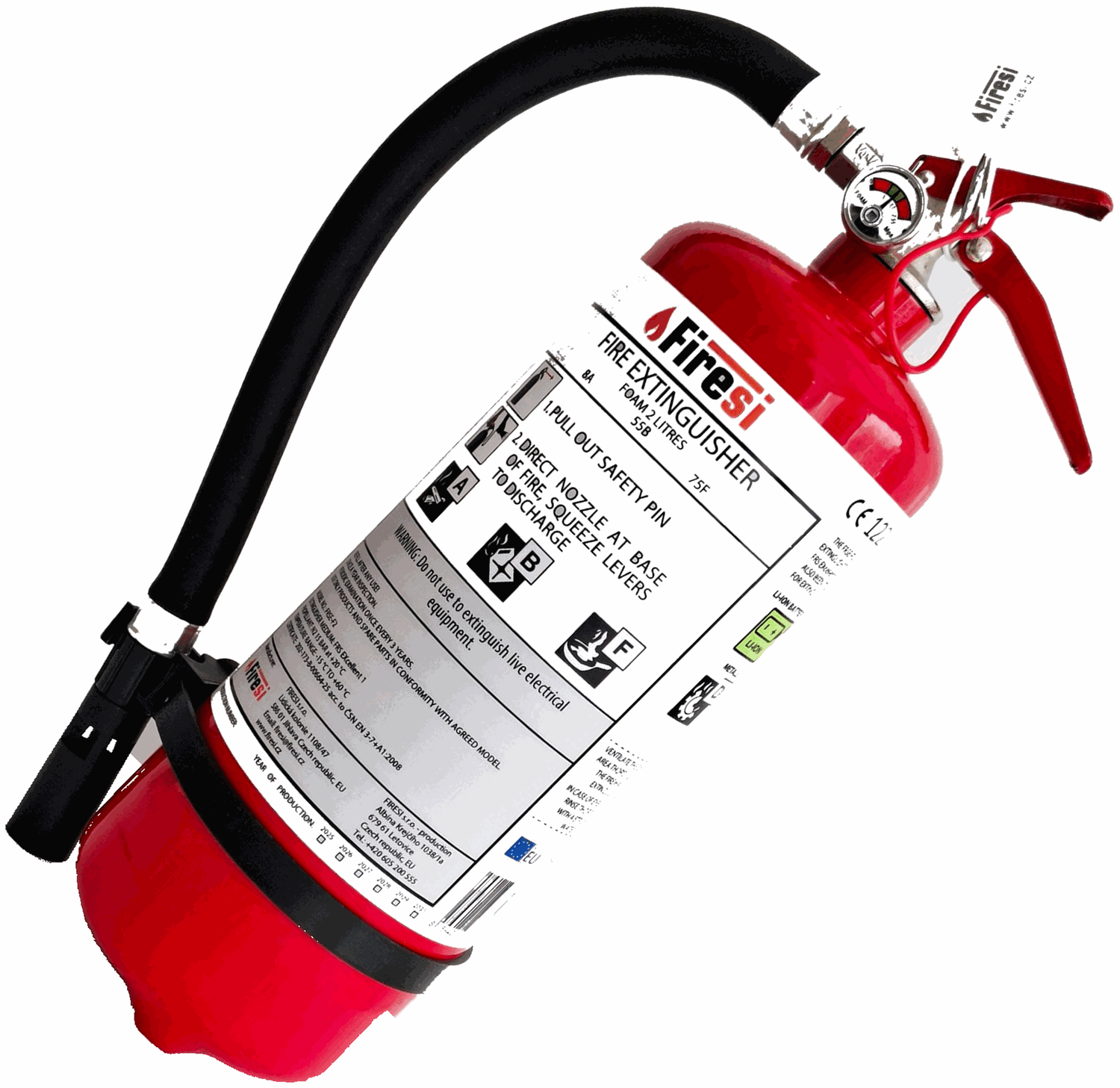 Foam Fire Extinguisher universal foam fire extinguisher for solids, liquids, fats, metals and lithium-ion fires